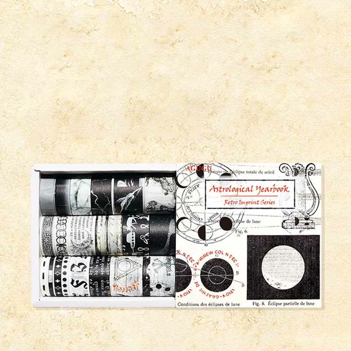 20pcs Set Decorative Paper Tape Retro DIY Scrapbook Decor