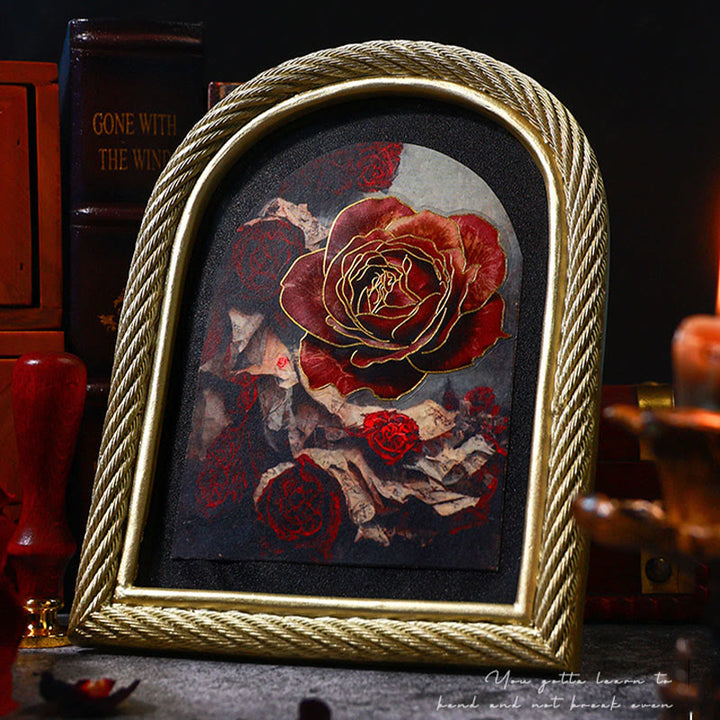 Vintage Paper Decorative Gothic Waltz Scrapbook Journaling Backing Paper