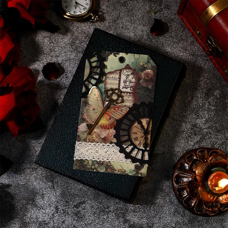 Vintage Paper Decorative Gothic Waltz Scrapbook Journaling Backing Paper
