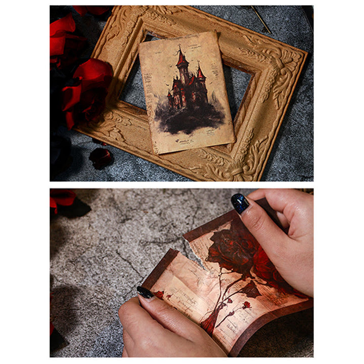 Vintage Paper Decorative Gothic Waltz Scrapbook Journaling Backing Paper