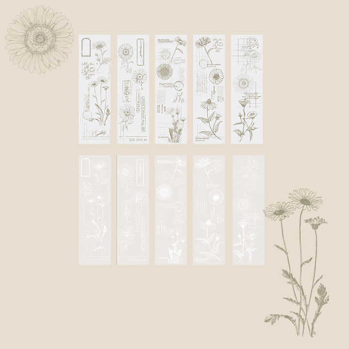 Translucent Plant Animal Tracing Paper Scrapbook Journaling Backing Paper