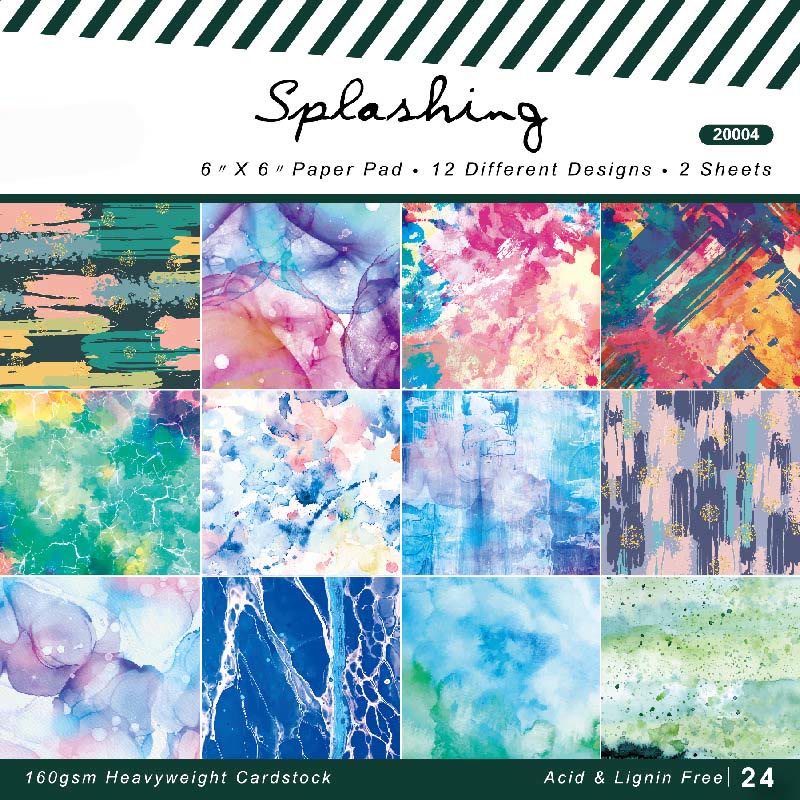 12pcs Pack Vintage Paper Decorative Scrapbook Journaling Backing Paper