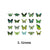 Cute Butterfly Garden Series Sticker For Journal Decor