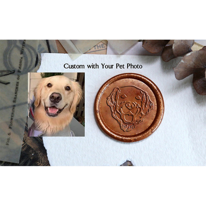 Custom Photo Letter Wax Seal Stamp For Pet Lover