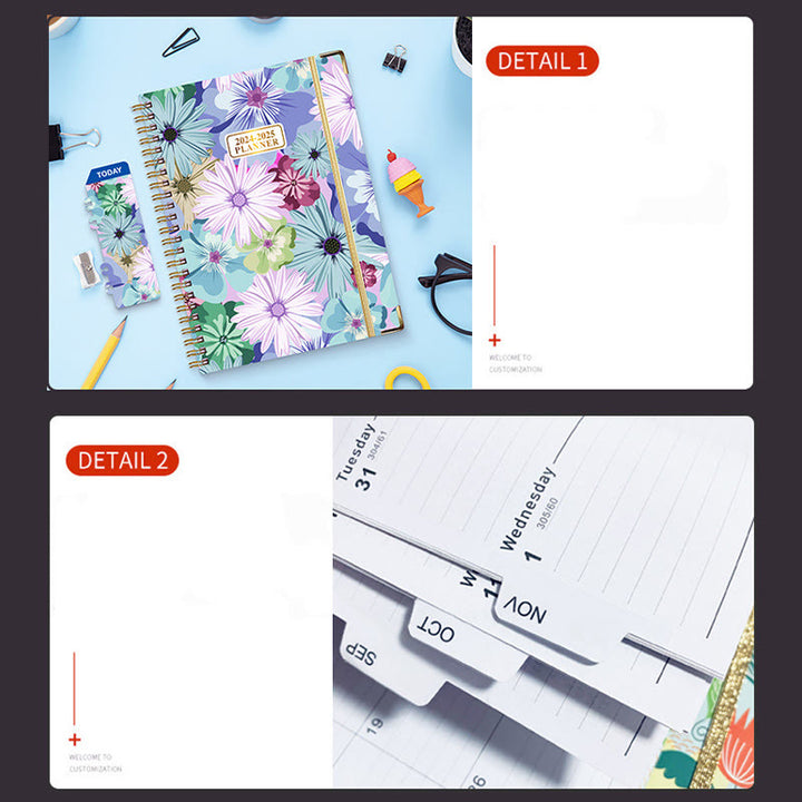 A5 Bright Color Cover Notebook For Daily Record Student Gift