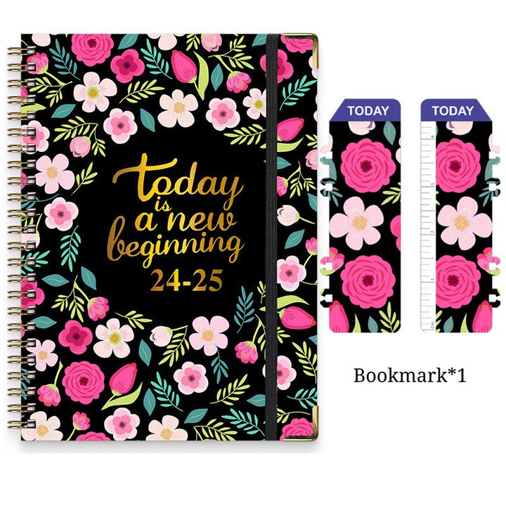 A5 Bright Color Cover Notebook For Daily Record Student Gift