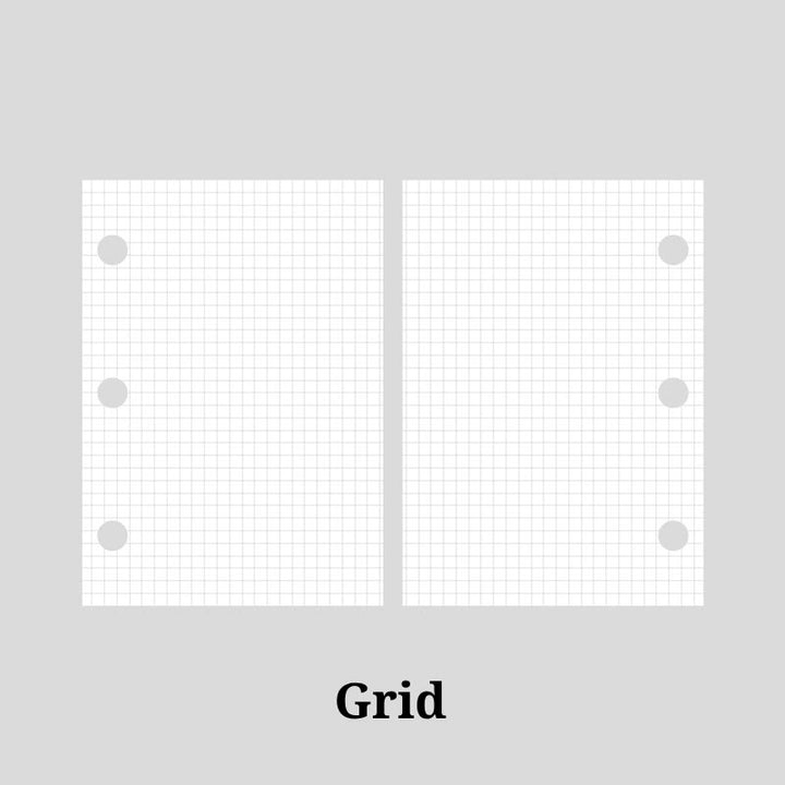 Mini Note Paper Replacement With 3 Holes For Scrapbook