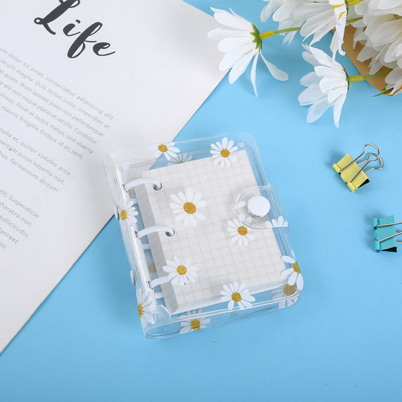 PVC Potable Clear Notebook Cover With Opening Coil For Journal