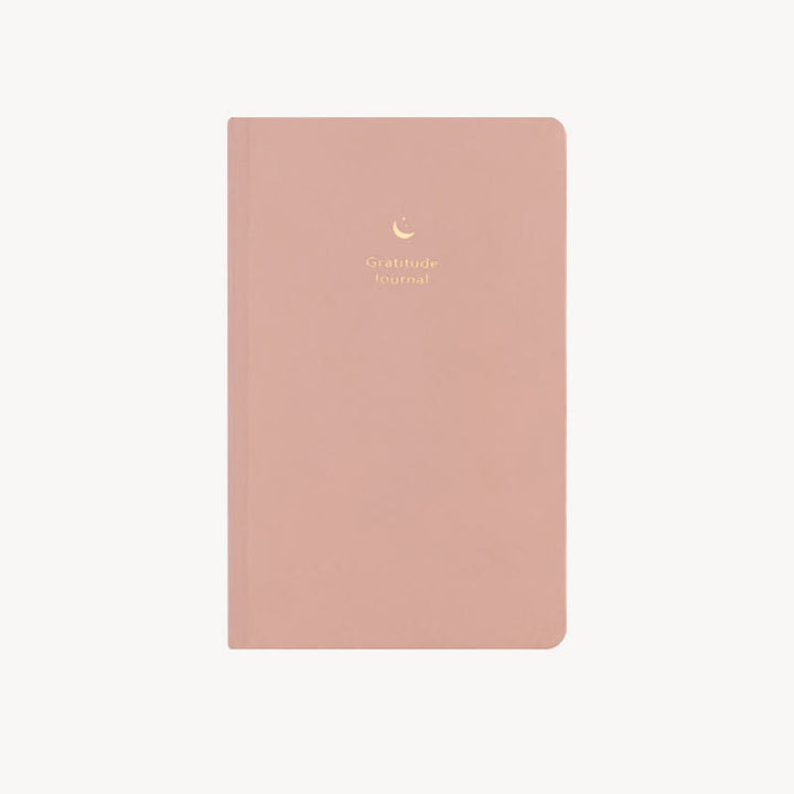 A5 Simple Leather Cover Gratitude Journal For Daily Record