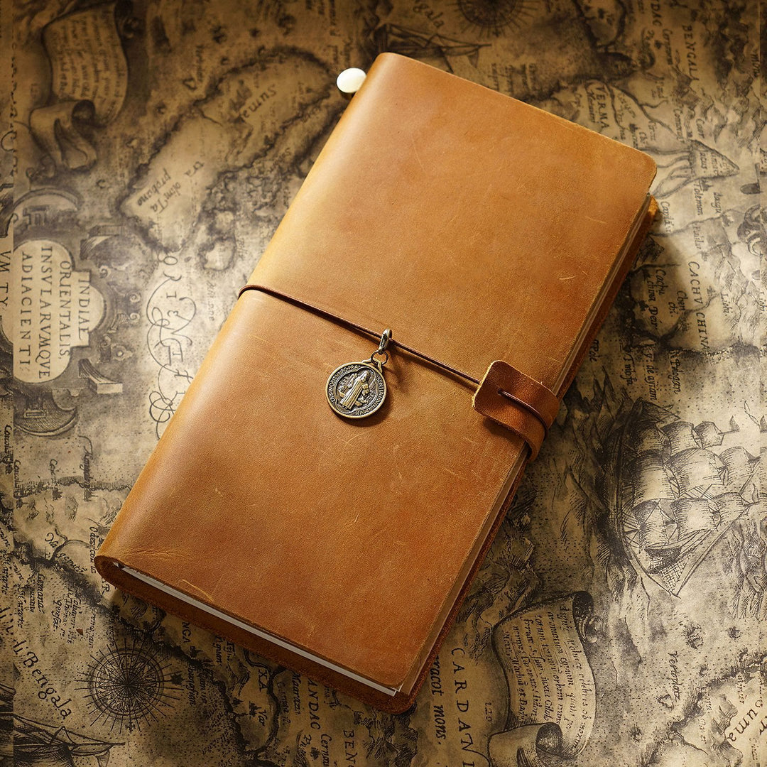 PU Leather Cover Notebook For Travel Daily Record