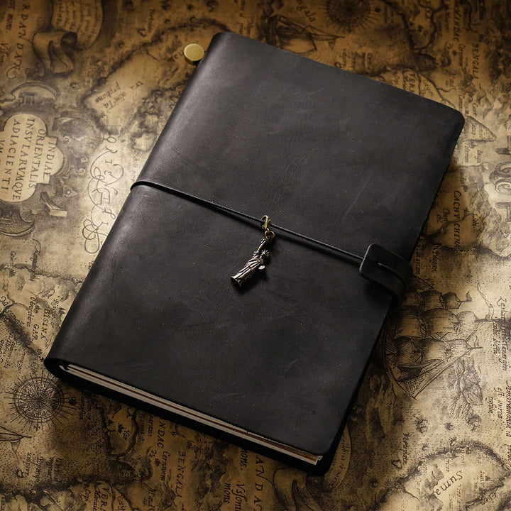 PU Leather Cover Notebook For Travel Daily Record