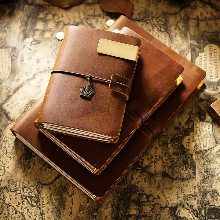 PU Leather Cover Notebook For Travel Daily Record