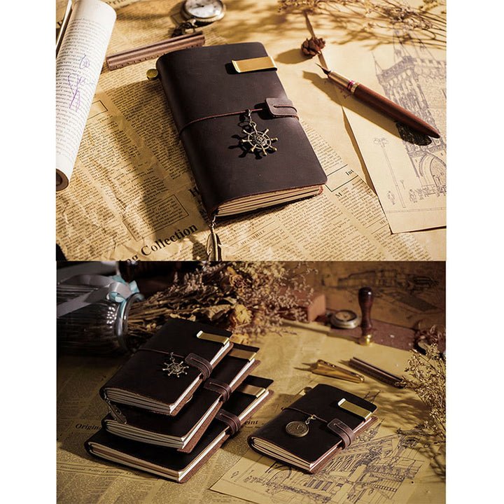 PU Leather Cover Notebook For Travel Daily Record