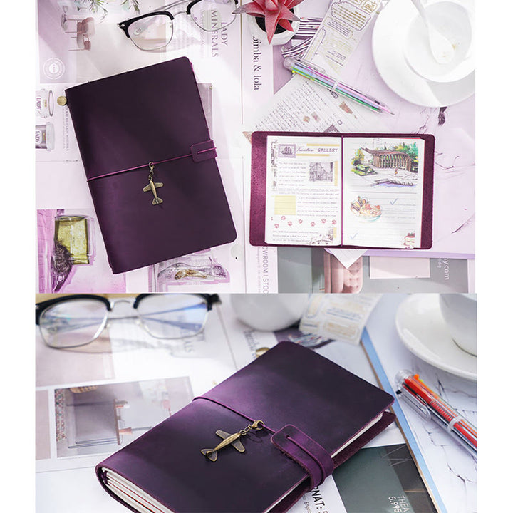 PU Leather Cover Notebook For Travel Daily Record