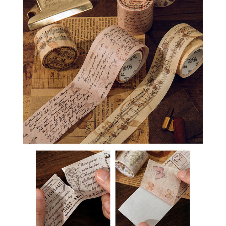 Time Past Series Washi Tape Decorative Scrapbook Tape