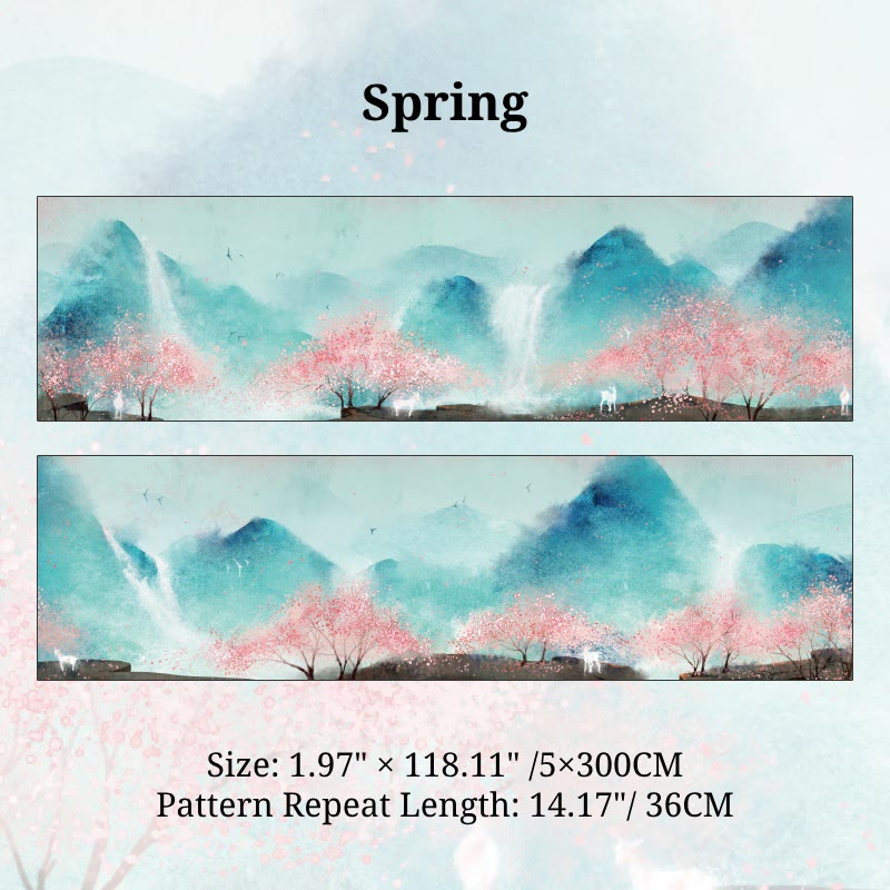 Reminiscence Of The South Series Washi Tape Decorative Scrapbook Tape