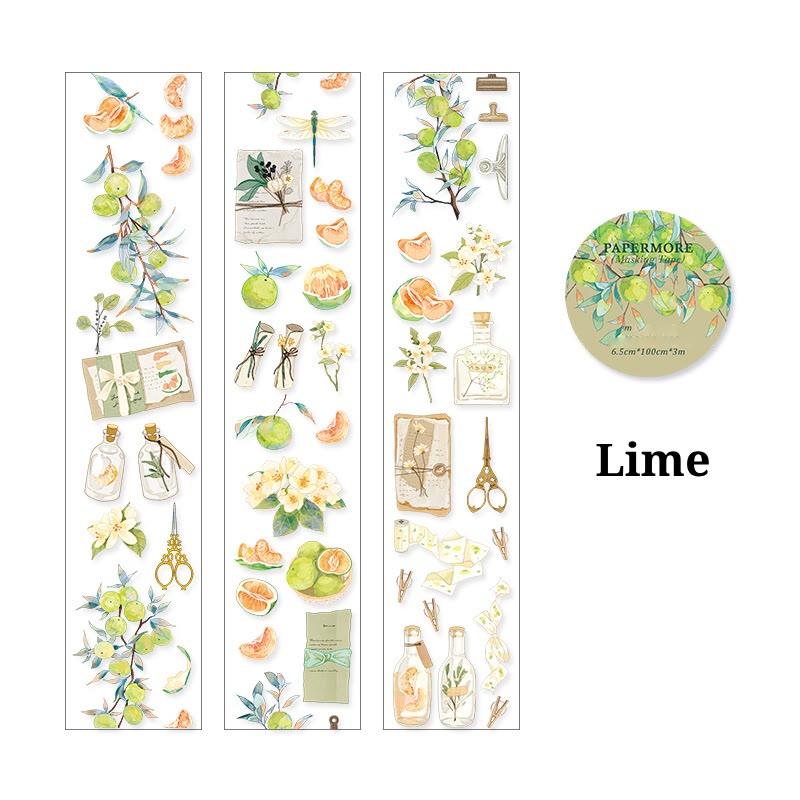 Fresh Plant Series PET Tape Decorative Scrapbook Tape