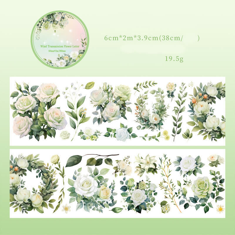 Wind Of Flowers Series Washi Tape Decorative Scrapbook Tape