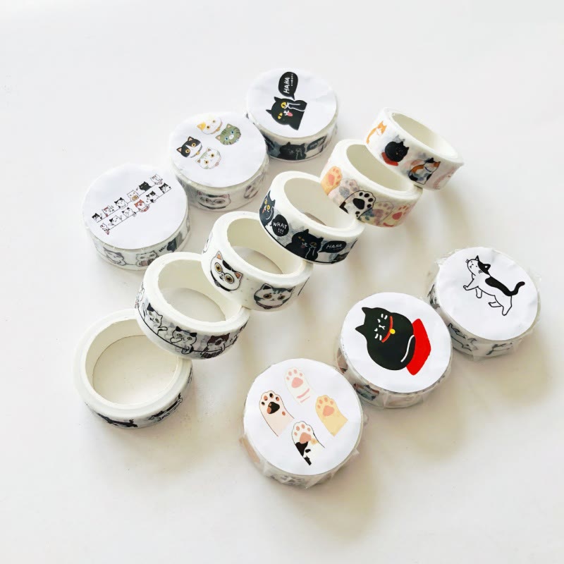 Cute Cat Series Washi Tape Decorative Scrapbook Tape