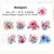 Sea Of Flower Series PET Tape Decorative Scrapbook Tape