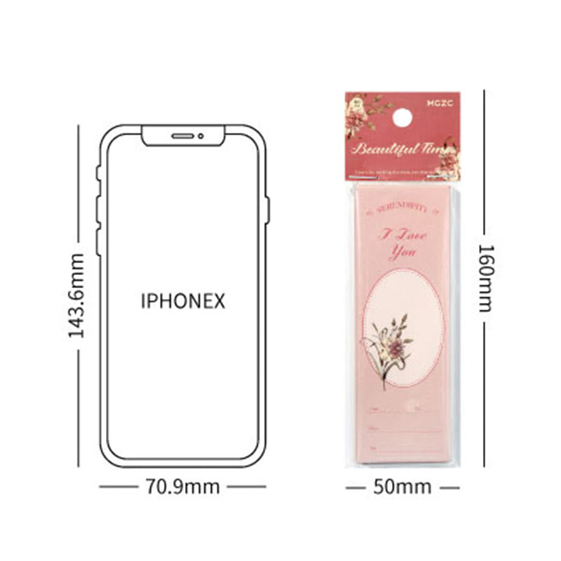 Vintage Romantic Flowers Series Decorative Journaling Backing Note Paper