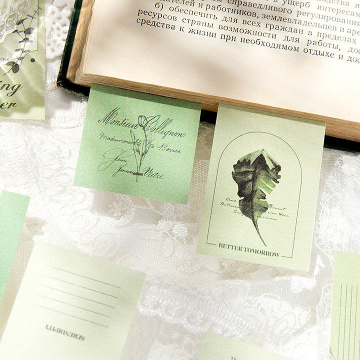Vintage Romantic Flowers Series Decorative Journaling Backing Note Paper