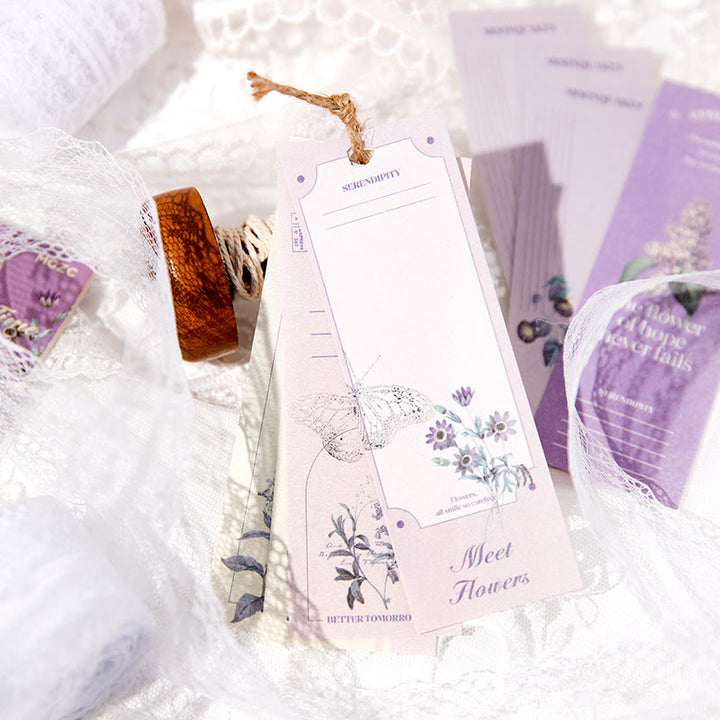 Vintage Romantic Flowers Series Decorative Journaling Backing Note Paper