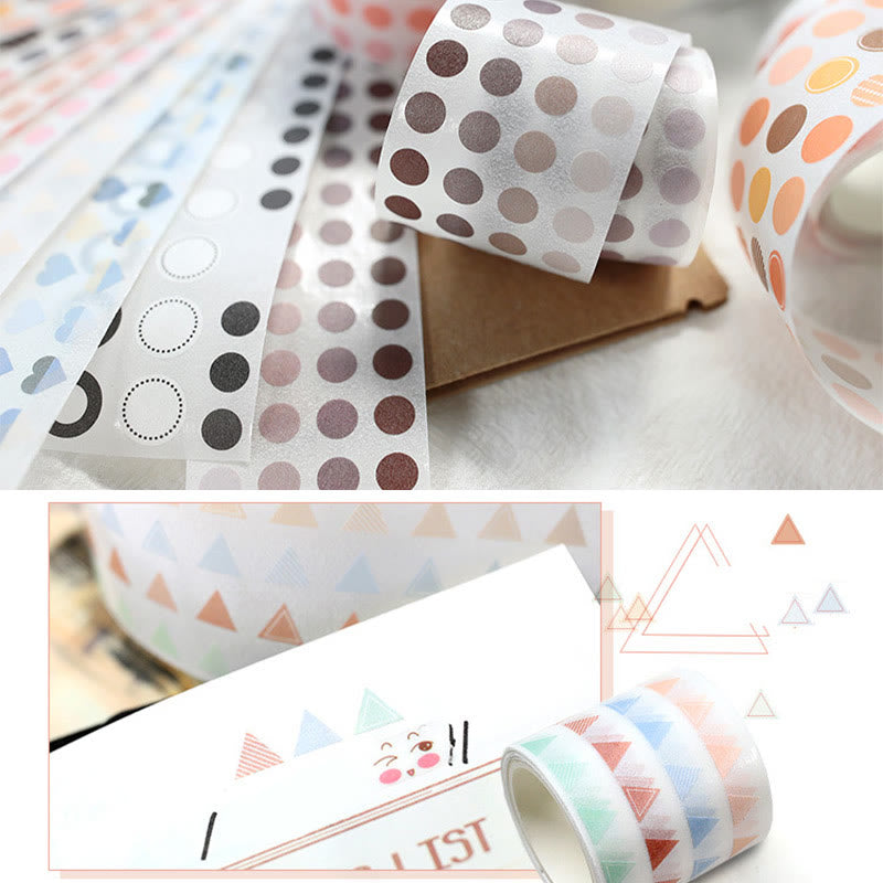 Bassic Mark Series Washi Tape Decorative DIY Scrapbook Tape