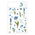 Translucent Romantic Flowers Series PET Sticker Set For Journal Decor