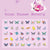 40pcs Pack Butterfly World Series PET Sticker For Journal Decor