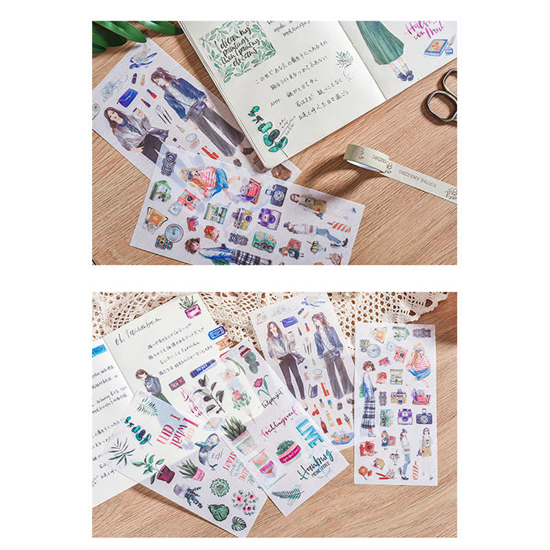 Lovely Daily Collection Series Washi Sticker For Journal Decor