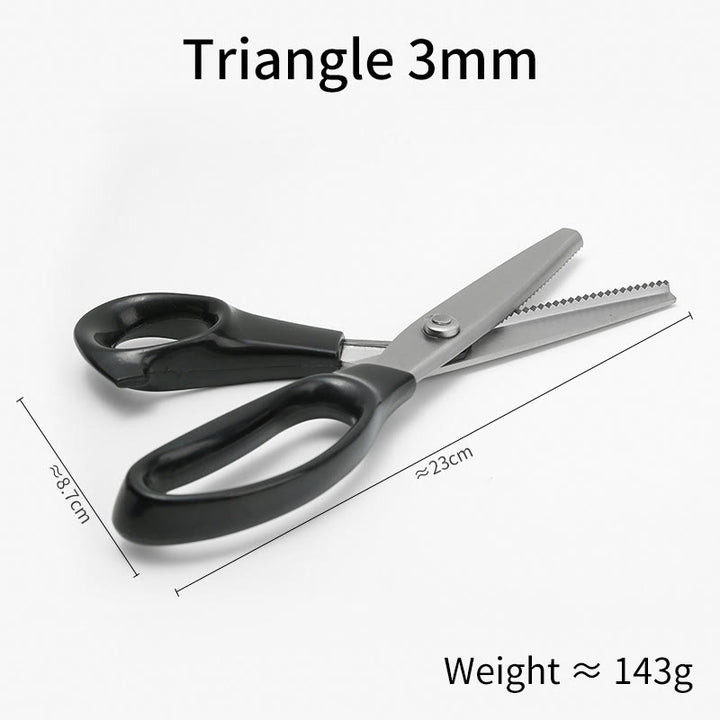 Utility Pinking Shears Sharp Scissors For DIY Crafts Cutting