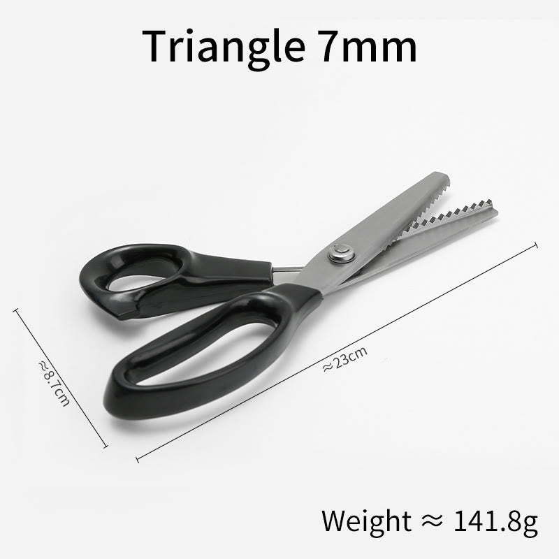 Utility Pinking Shears Sharp Scissors For DIY Crafts Cutting