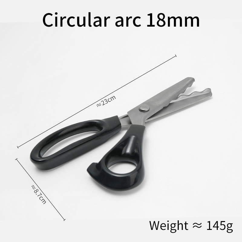 Utility Pinking Shears Sharp Scissors For DIY Crafts Cutting