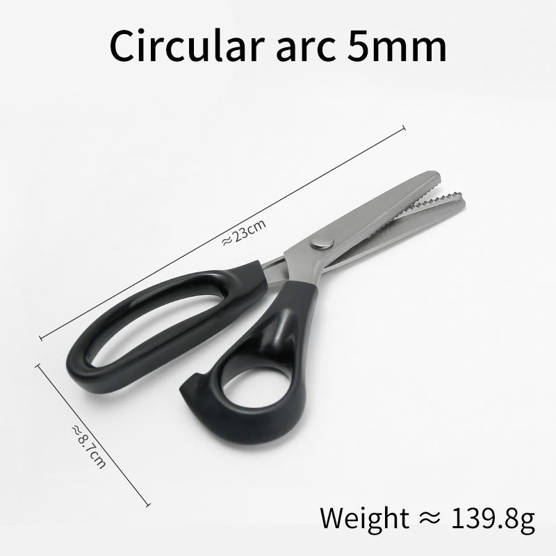 Utility Pinking Shears Sharp Scissors For DIY Crafts Cutting