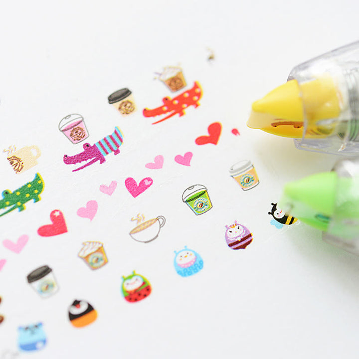 Decorative Tape Pen Kawaii Cartoon Pattern Tape For Diary