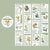 Cool Autumn Series Bookish Text Washi Tape Decorative Scrapbook Tape