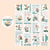 Cool Autumn Series Bookish Text Washi Tape Decorative Scrapbook Tape