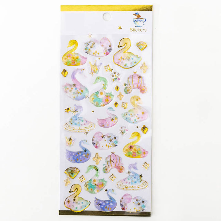 Dreamy Starry Series Crystal Epoxy Sticker For Journal Decor