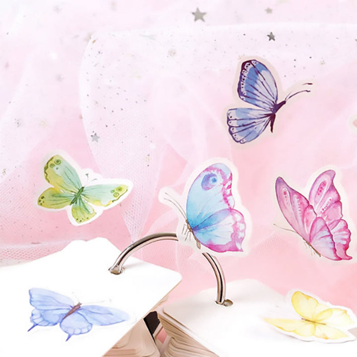 46pcs Butterfly Garden Series Sticker For Journal Decor