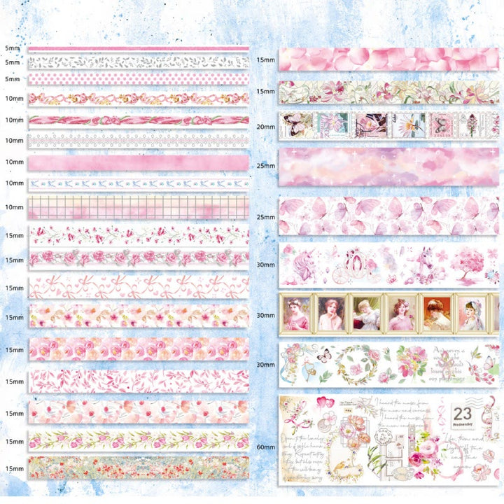 27 Rolls Long Season Series Washi Tape Set Scrapbook Tape