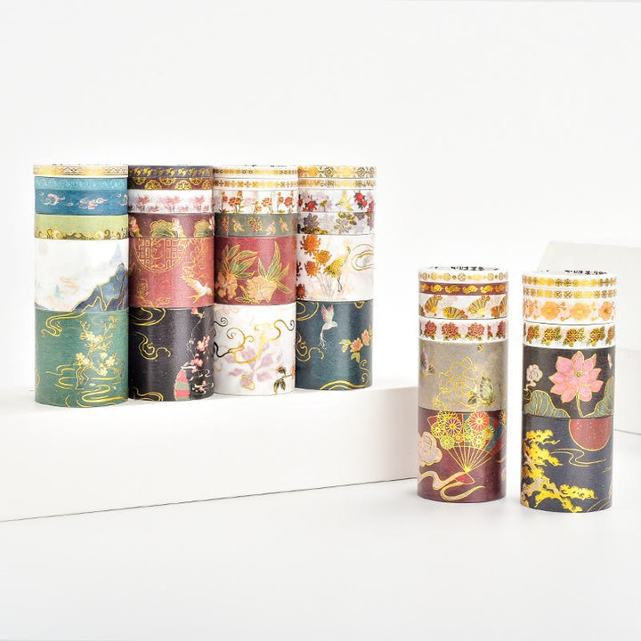 6 Rolls Mountain Sea Series Washi Tape Set Scrapbook Tape