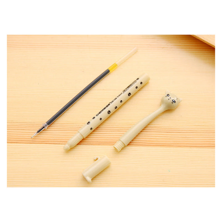 0.5mm/0.38mm Tip Pens For Students Cute Cat Pattern Office Supplies