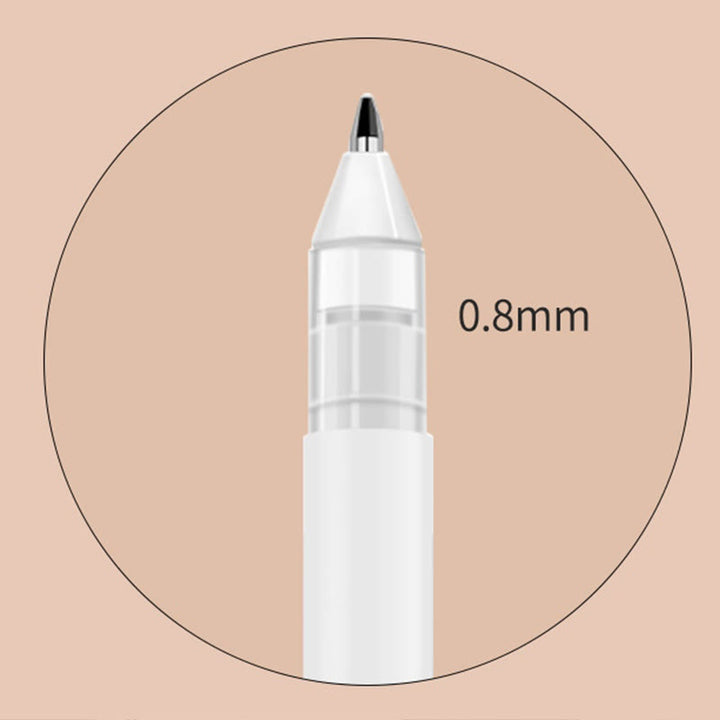 0.8mm Tip Highlight Pens For Students Clear Pattern Office Supplies