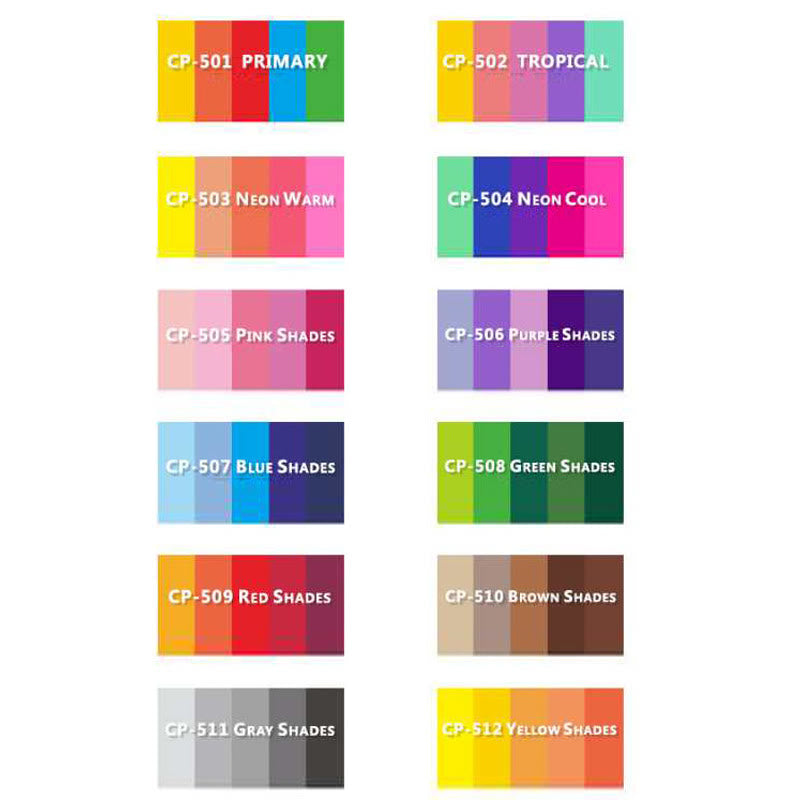 Gradient Color Set Ink Pad For DIY Stamping Crafts