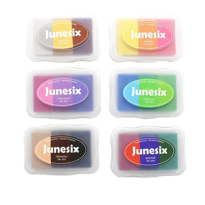 Gradient Color Set Ink Pad For DIY Stamping Crafts