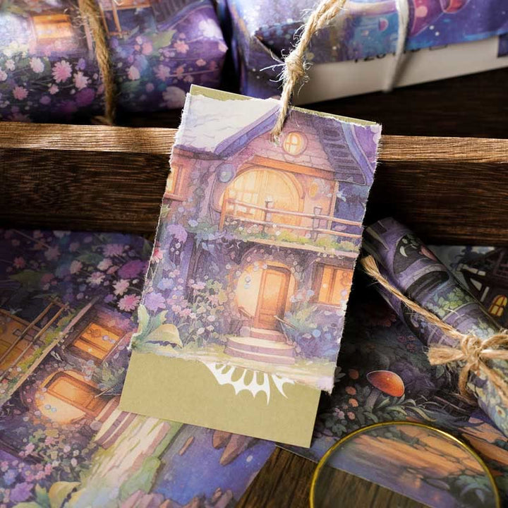 Secret Fantasy Series Paper Set Decorative Journaling Backing Paper