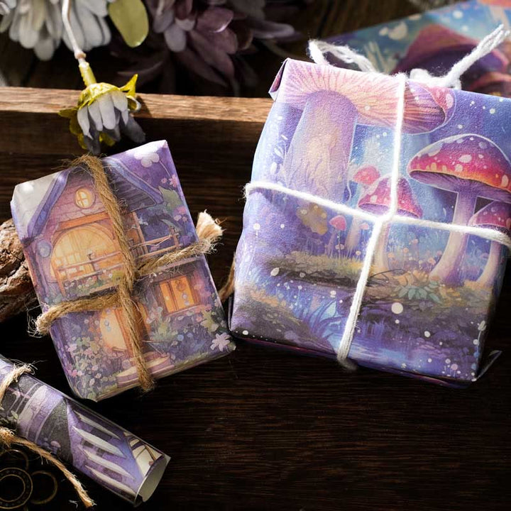 Secret Fantasy Series Paper Set Decorative Journaling Backing Paper