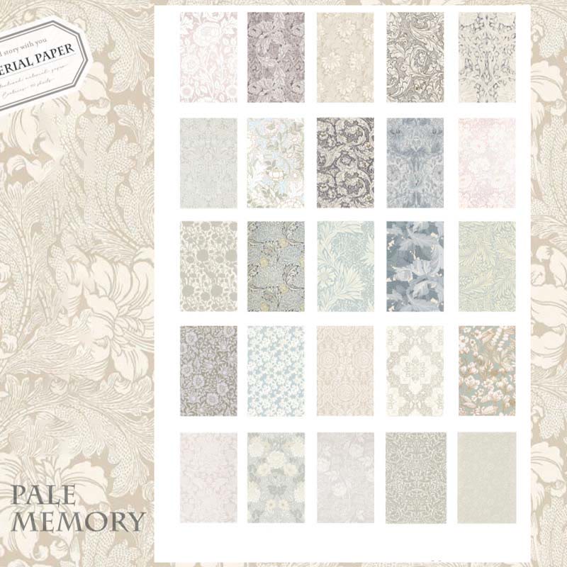 Morris collection Series Paper Set Decorative Journaling Backing Paper