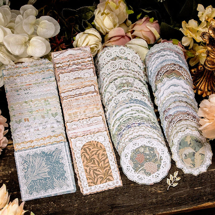 Morris Lace Series Paper Set Decorative Journaling Backing Paper